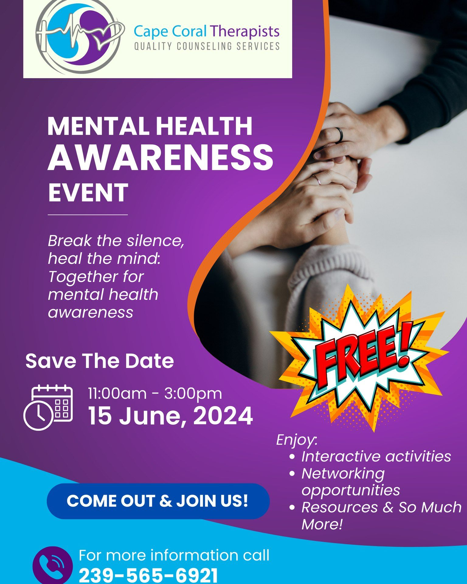🌟 Save the Date! 🌟 We're thrilled... - Cape Coral Therapists