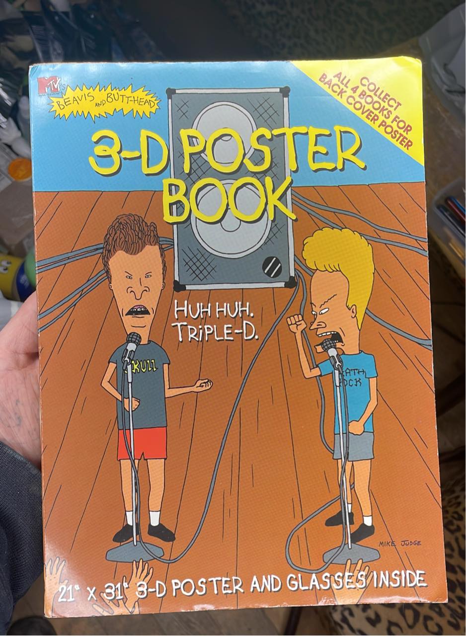 Finding old Beavis and Butthead book from 2005