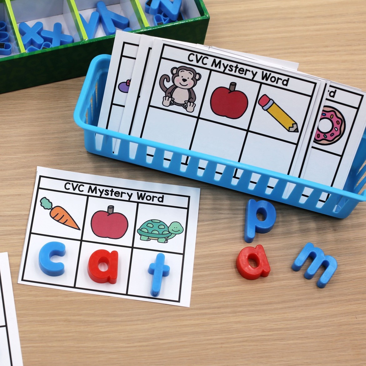 These CVC Mystery Word Cards are in... - The Moffatt Girls | Facebook