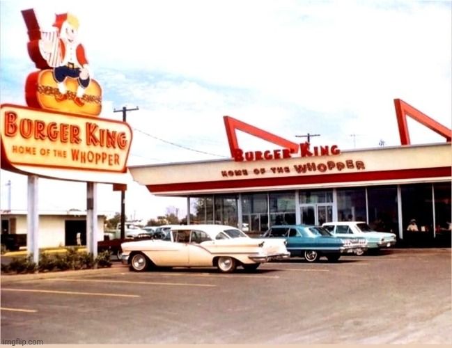 Greasy News - Burger King's early days.. the Whoppers were... | Facebook