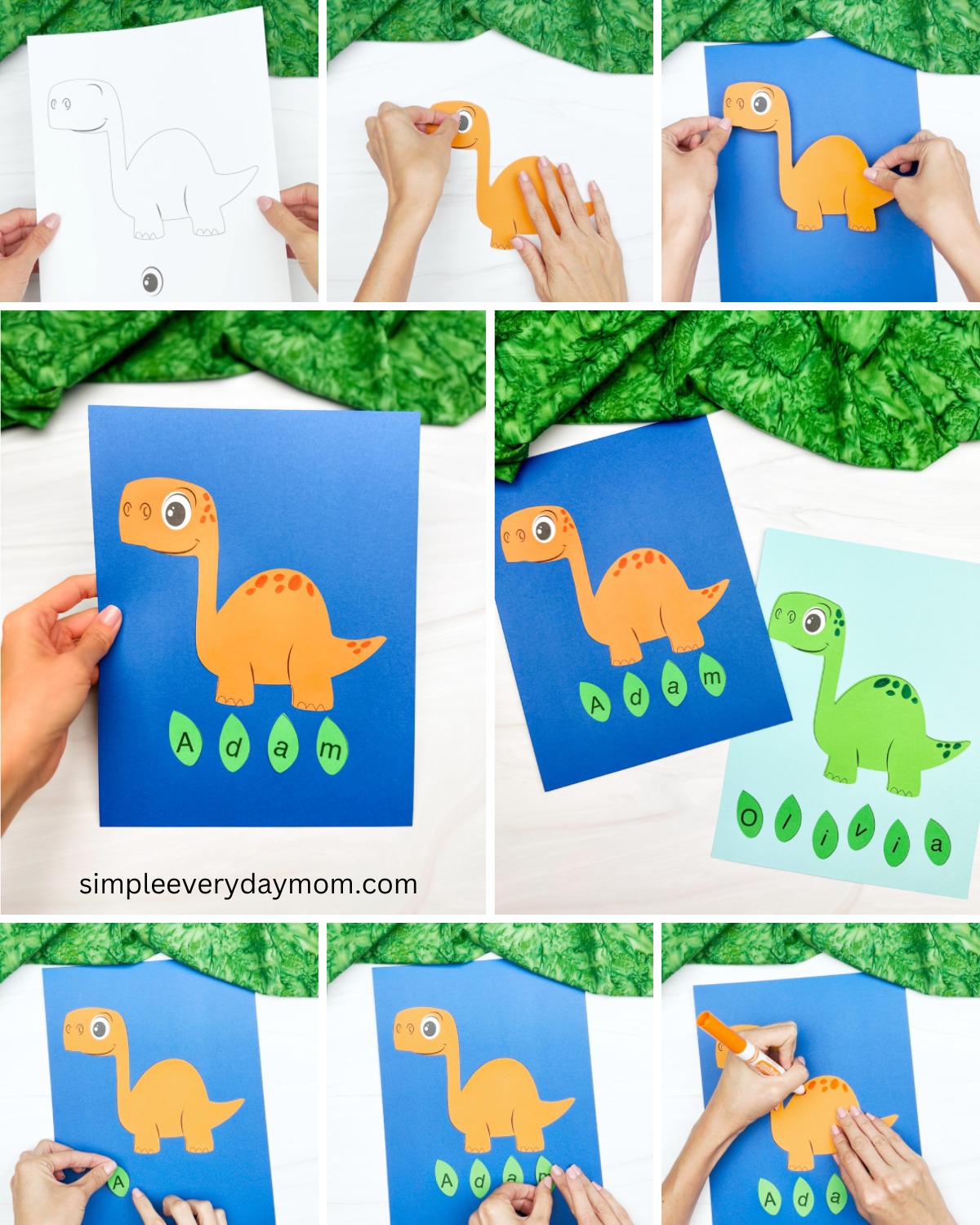 Simple - 🦕 Dinosaur Name Craft ️ Get the template on the blog | Facebook