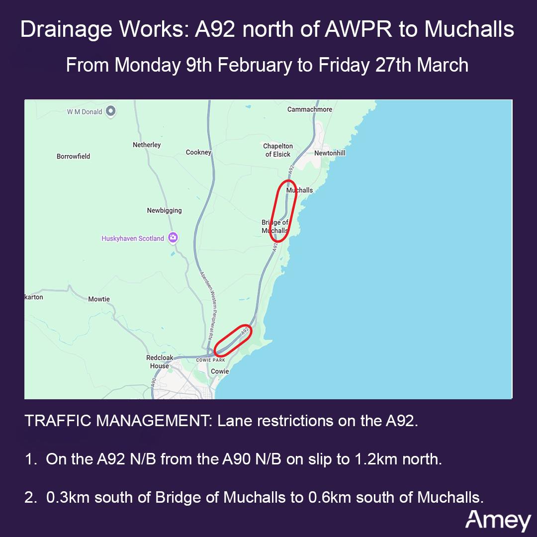 🛠️ Drainage improvements on... - Amey North East Trunk Roads | Facebook