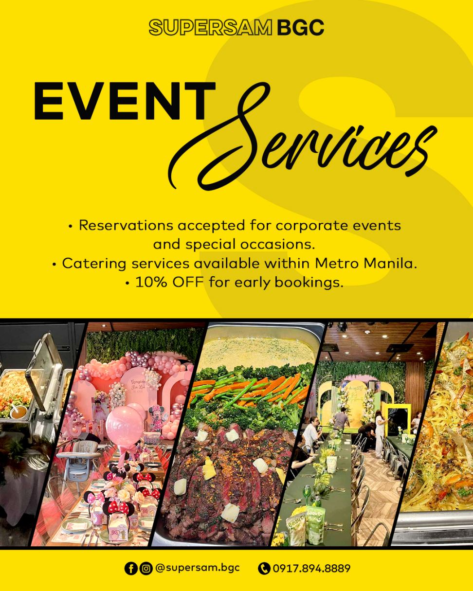 Supersam BGC - PLANNING A PARTY BASH TO REMEMBER? Discover... | Facebook