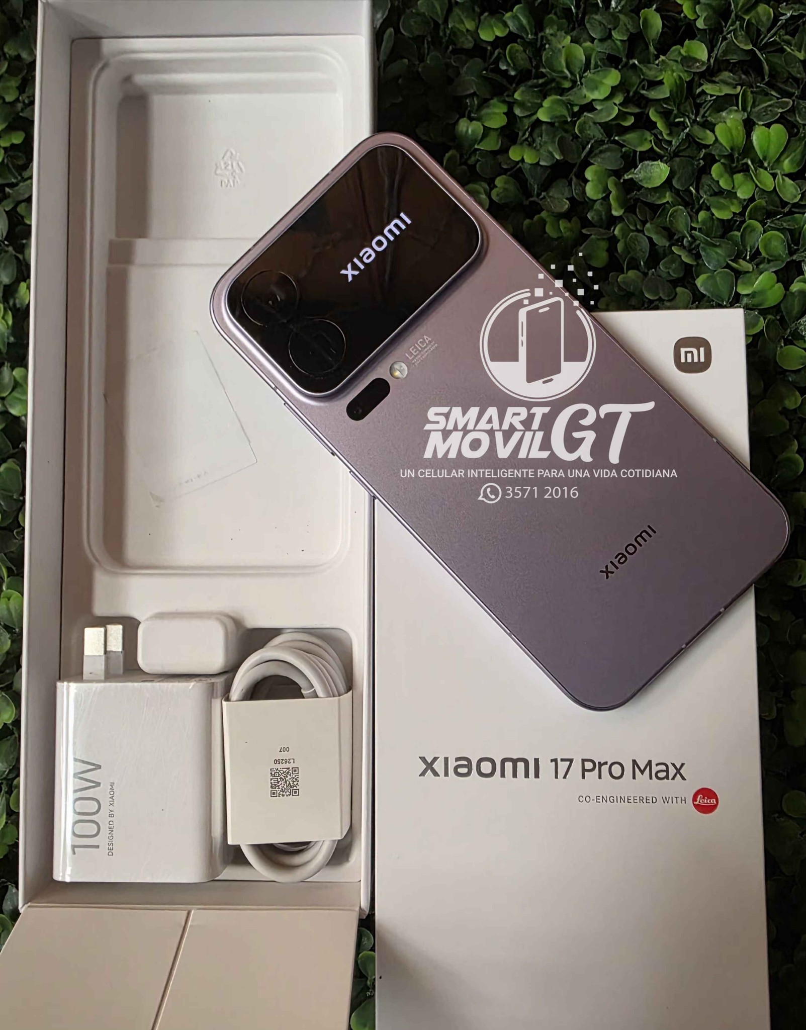 Xiaomi 17 Pro Max 12/512GB. Dual SIM liberado de fábrica. Color: Morado ...