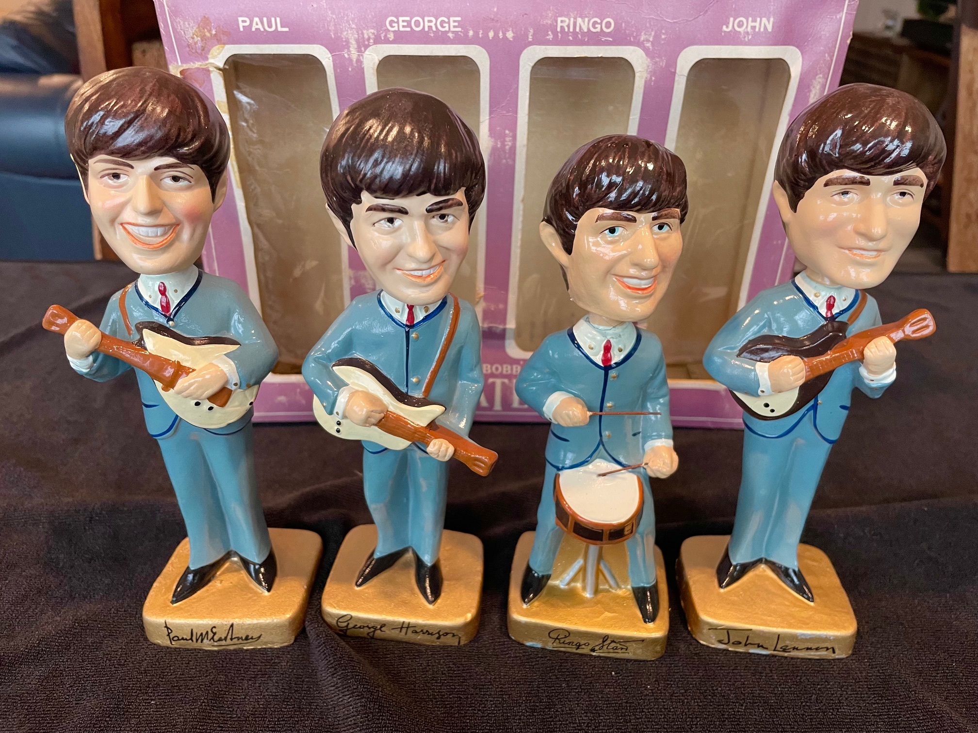 What is a fair price for a set of Beatles 1964 car mascots 