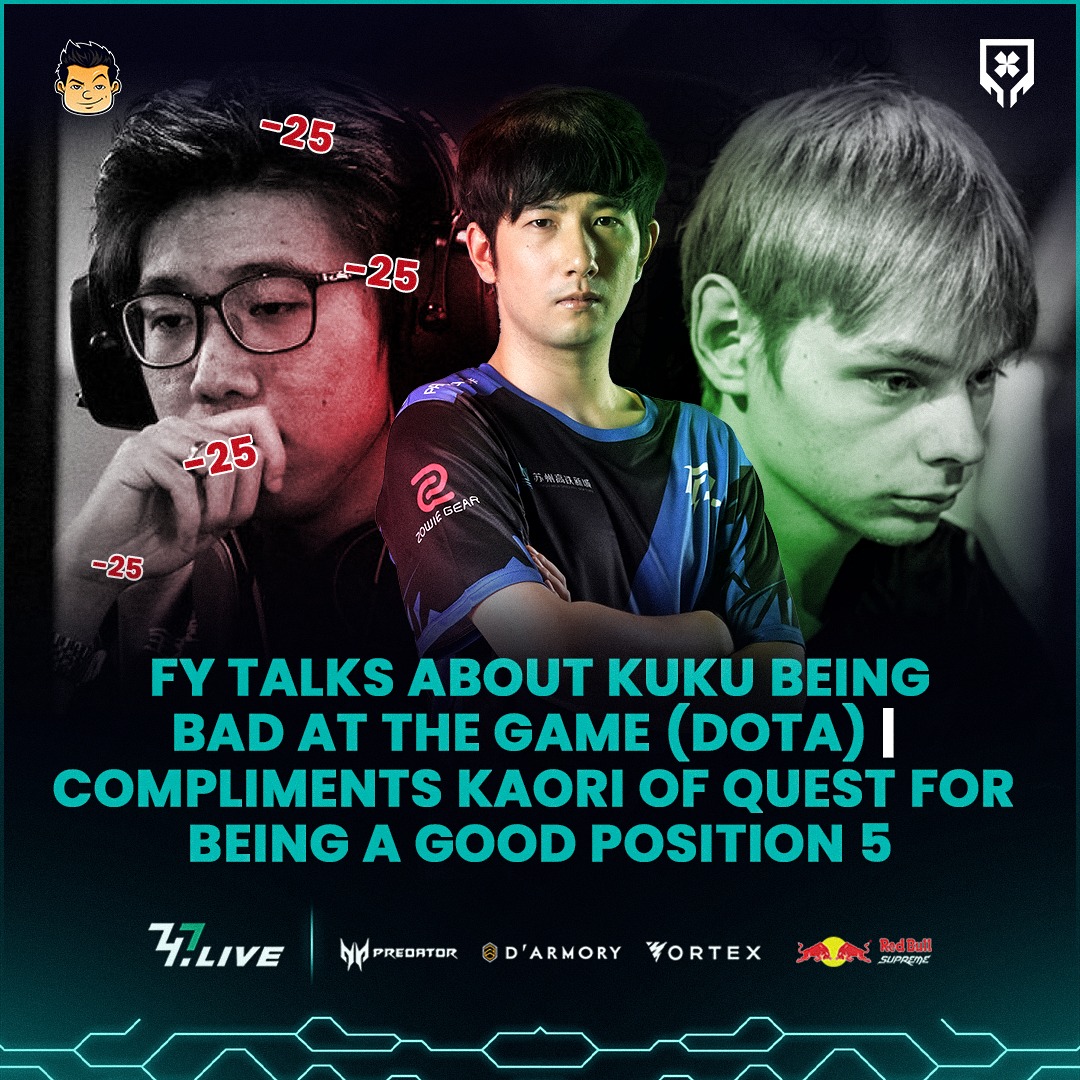 KuyaNic - Fy talks about Kuku being bad at the game (Dota 2) and ...