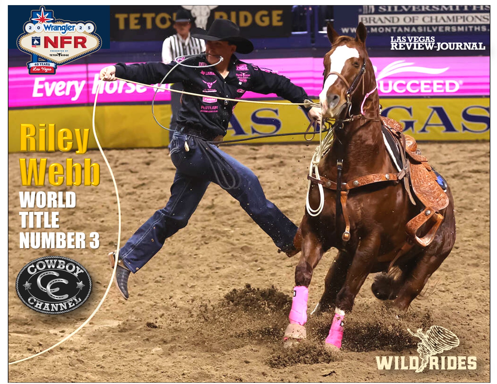 Wild - Riley Webb won the 2025 PRCA Tie-Down Roping World Title at the ...