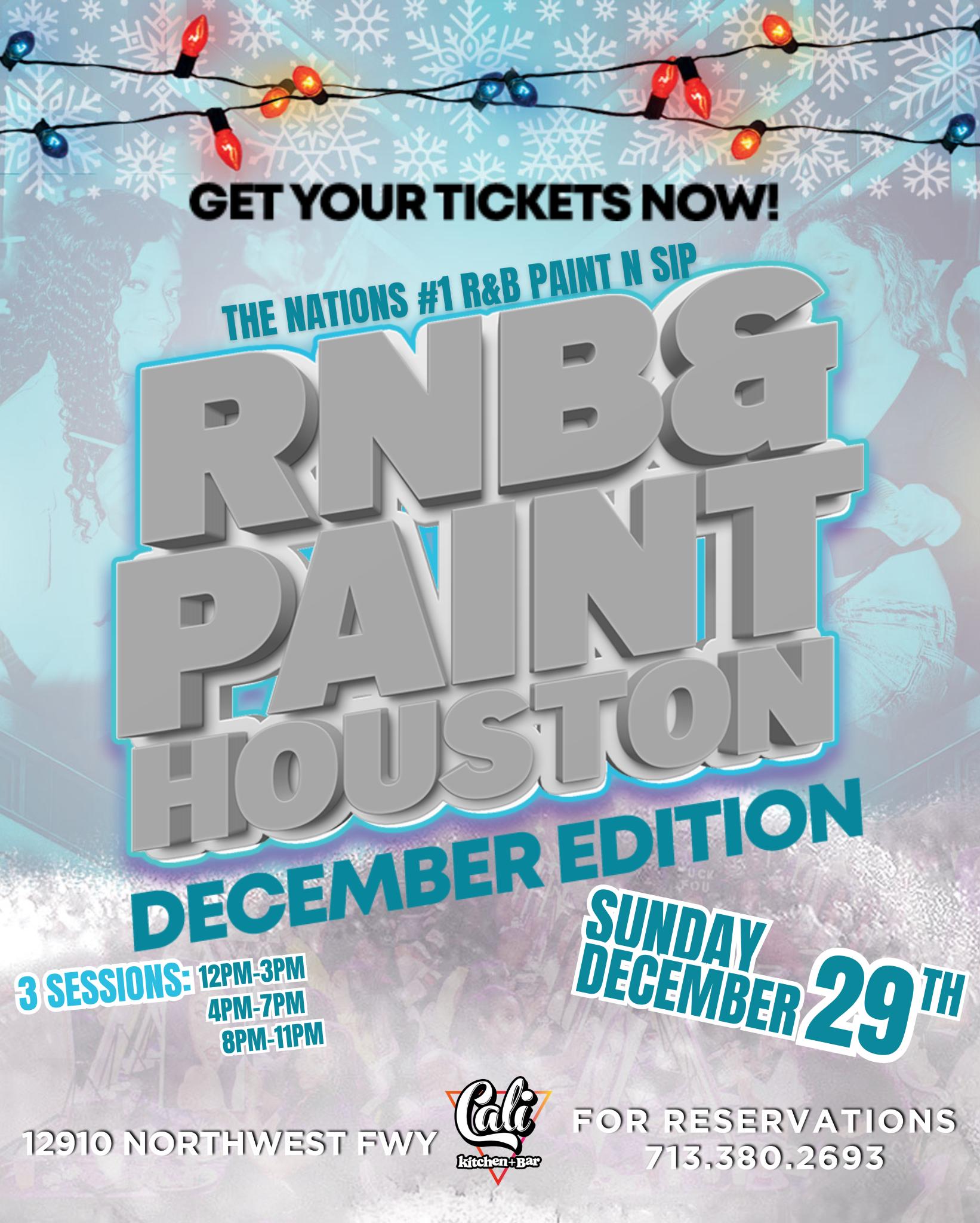 RNB - 🖌️🎤 Houston! The Hottest Paint & Sip Night is BACK! 🎶 RNB + Paint ...