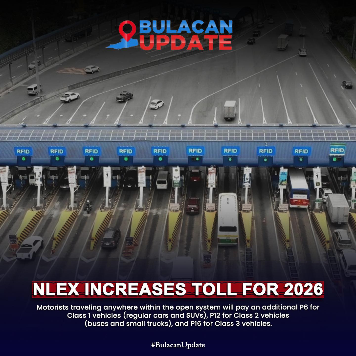 Bulacan Update - NLEX, MAGTATAAS NG TOLL SA 2026! 📈... | Facebook