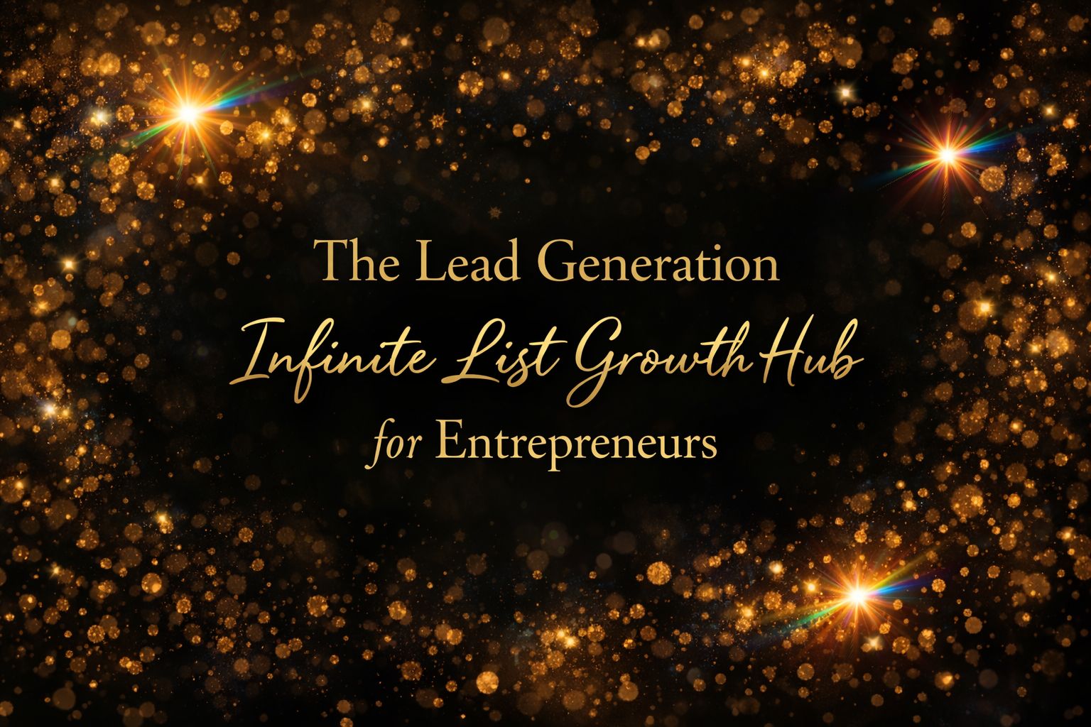 The Lead Generation Infinite List Growth Hub for Entrepreneurs | Facebook
