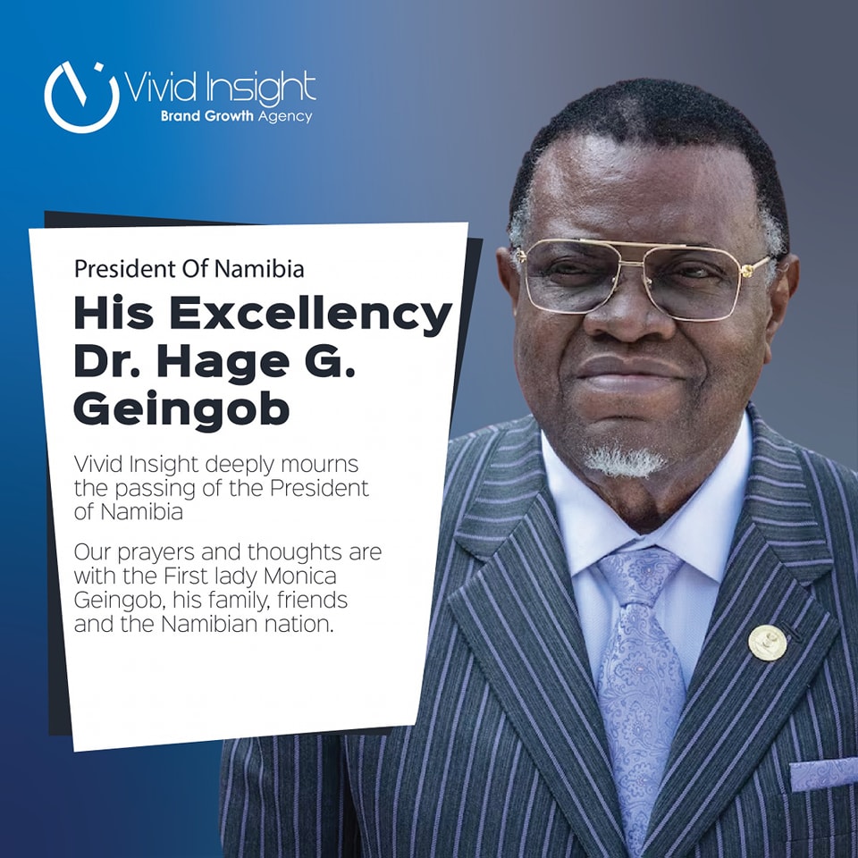 Vivid Insight - Our deepest condolences to the Geingob... | Facebook