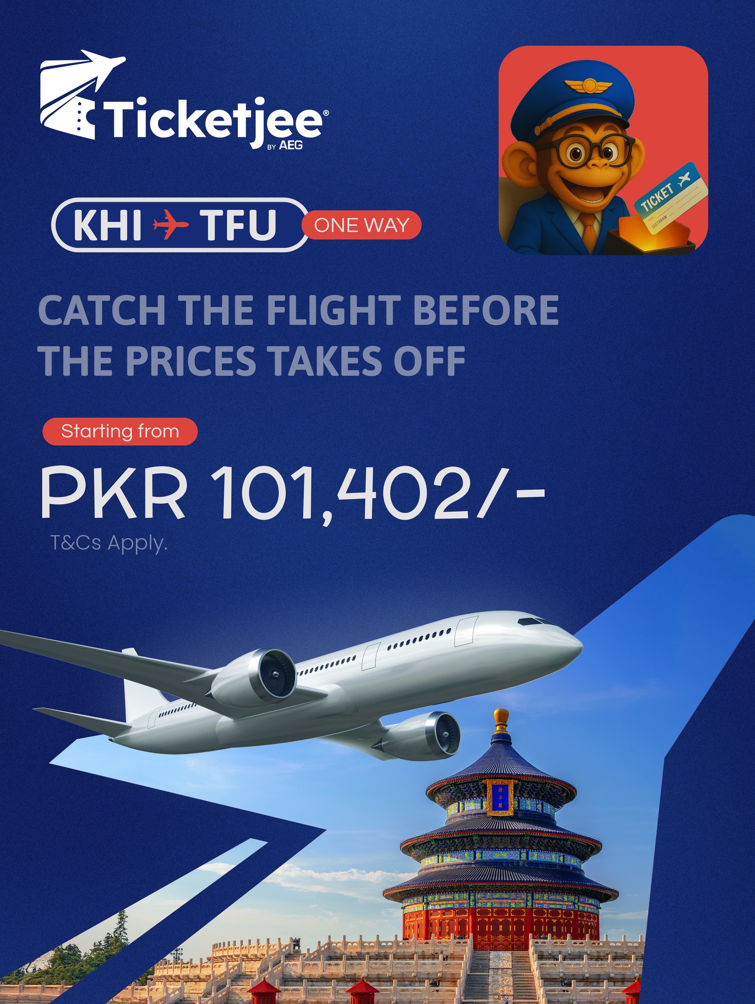 Ticketjee - Fly smarter from Karachi to Chengdu! Catch the best fares ...