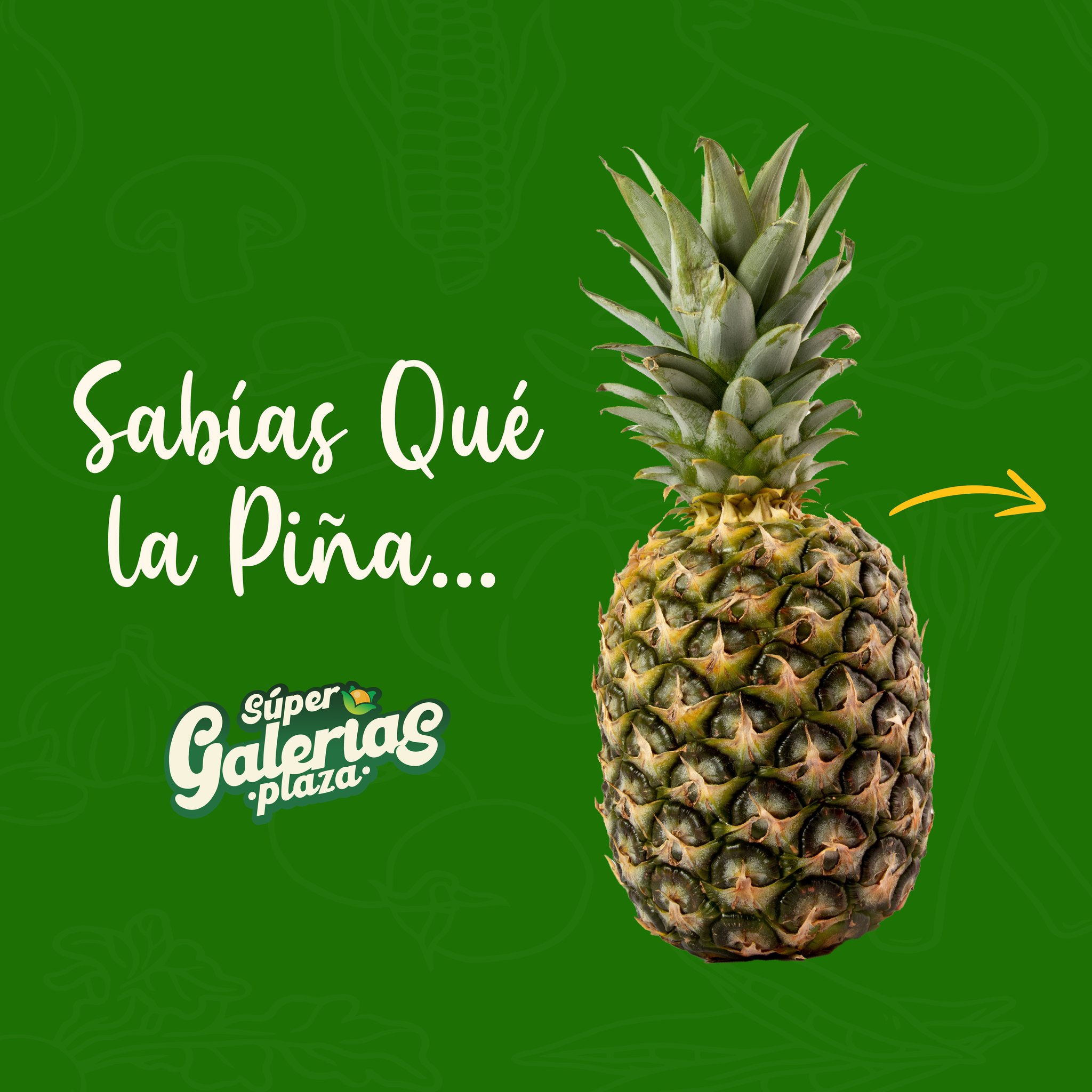 ¡La piña, tu aliada para una vida... - Super Galerías Plaza | Facebook