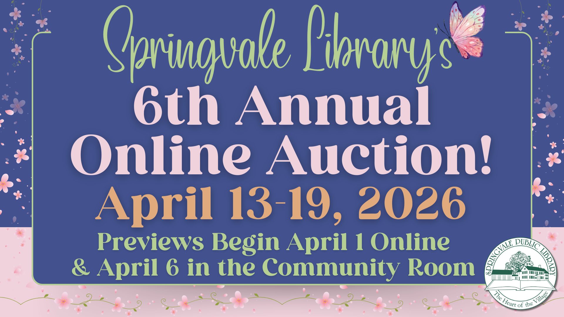Springvale Library's 6th Annual Online Auction