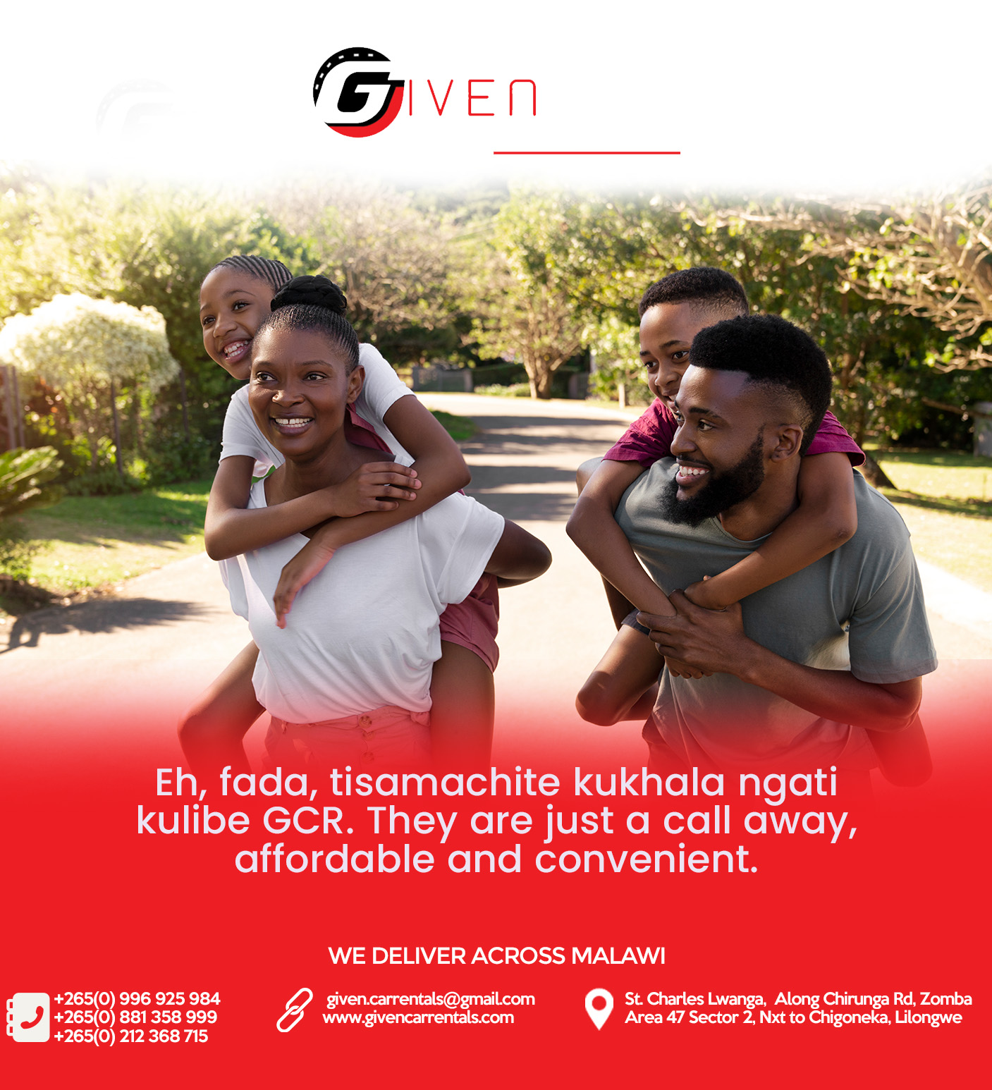 Given Car Rentals