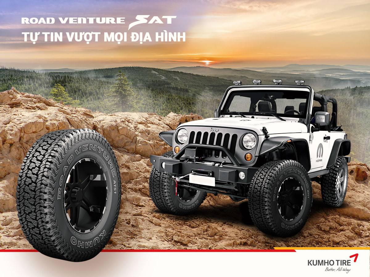 ROAD VENTURE AT51 TỰ TIN VƯỢT MỌI... - Kumho Tire Việt Nam | Facebook