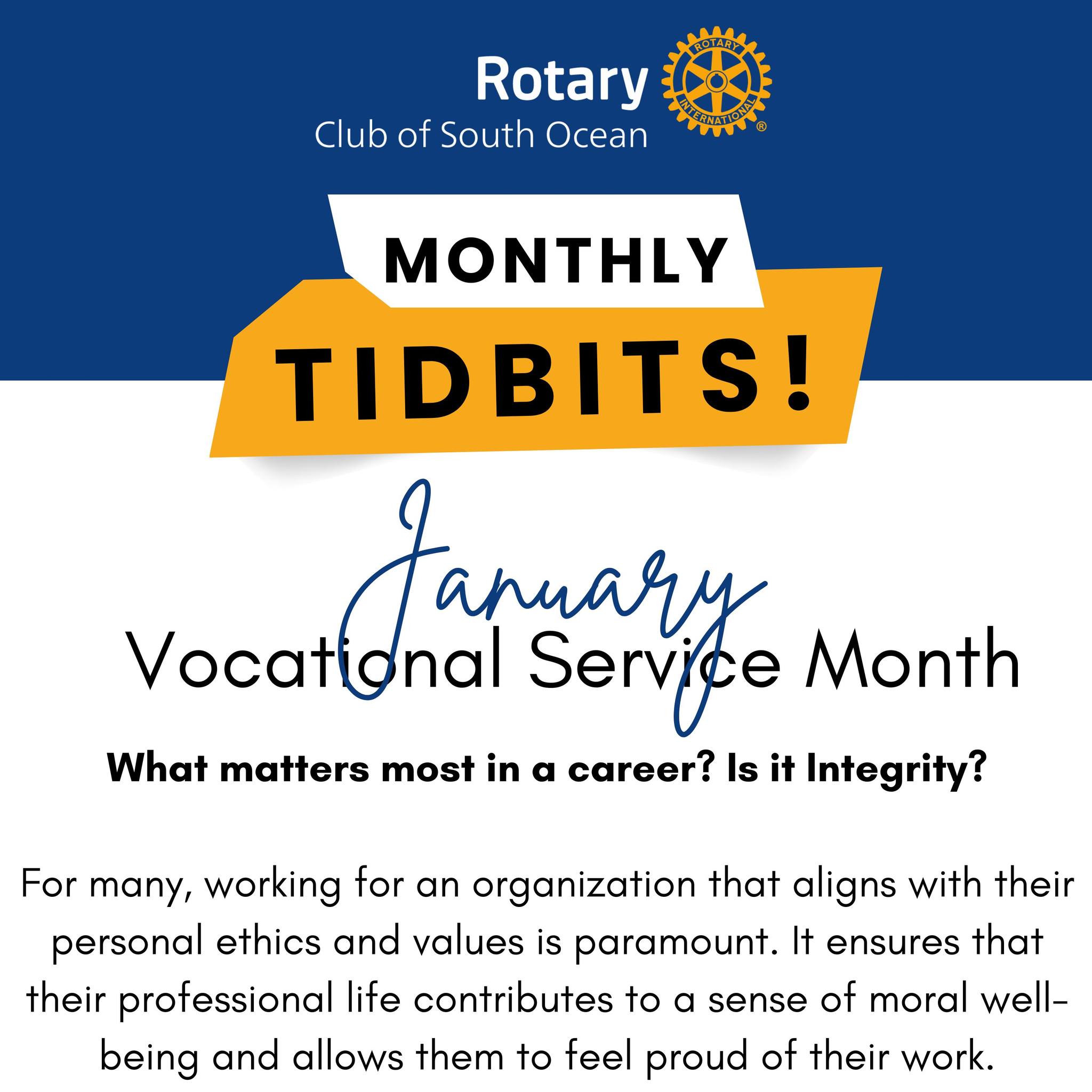 We’re proud to share that... - Rotary Club of South Ocean | Facebook