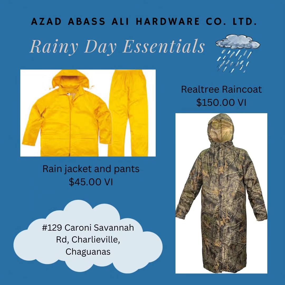 🌧️ Rainy Day Essentials... - Azad Abass Ali Hardware Co. Ltd.