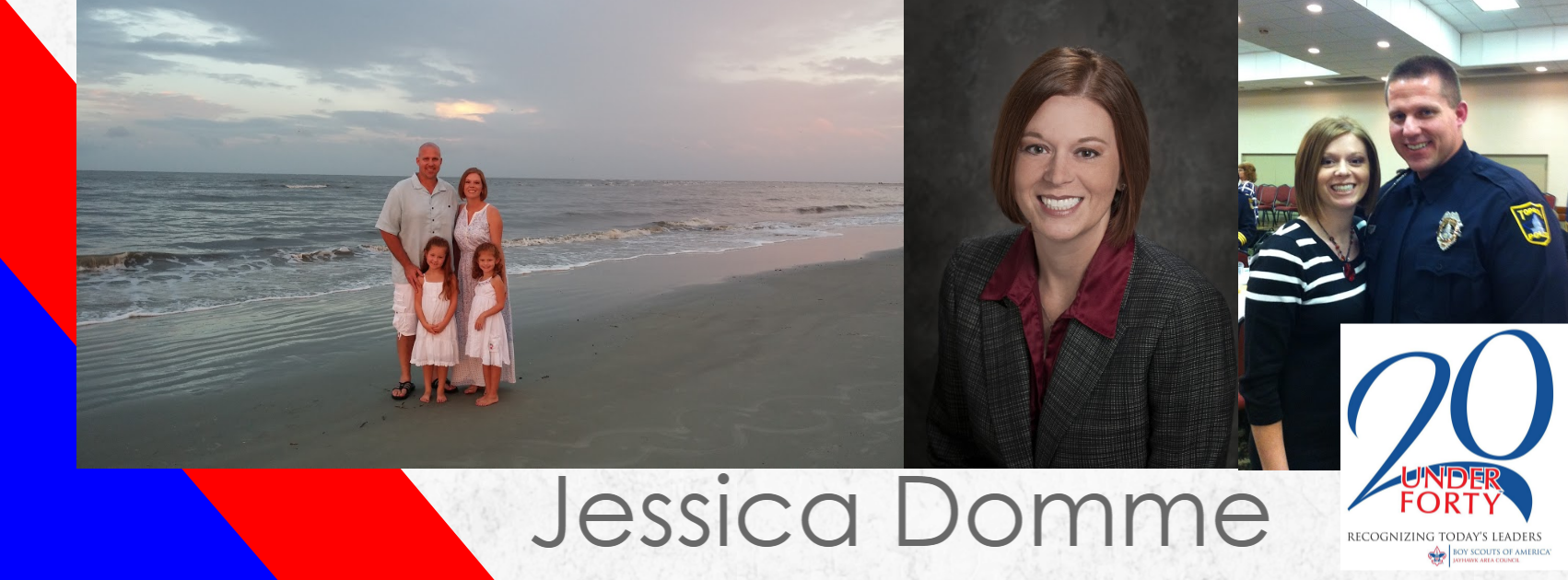 Topeka's - Today, we introduce you to 2015 Honoree Jessica Domme! 
