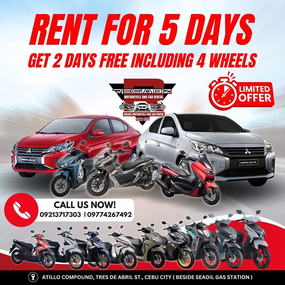 Cebu Affordable motorcycle and car rental in town | Facebook