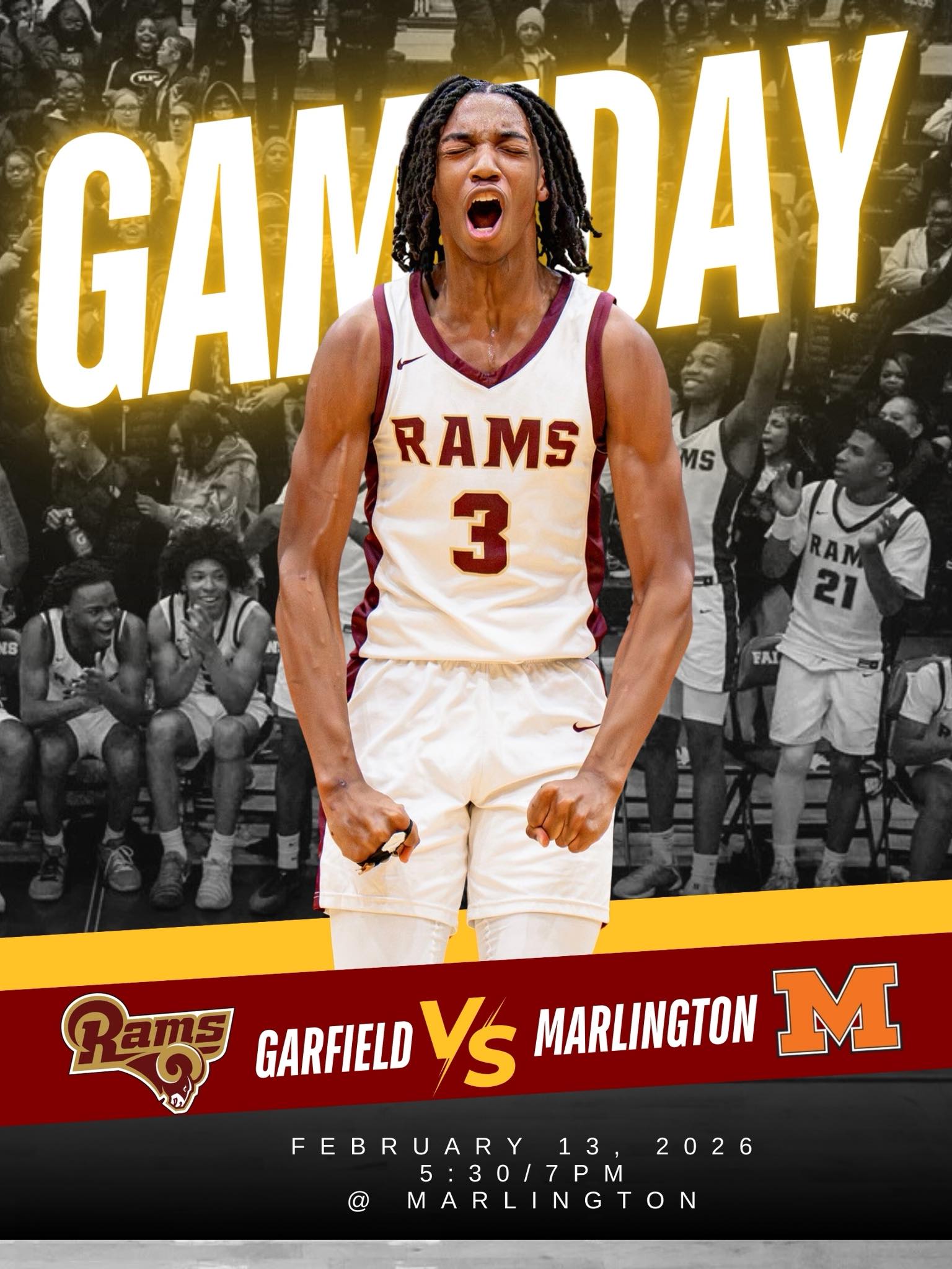 Garfield Rams Boys Basketball