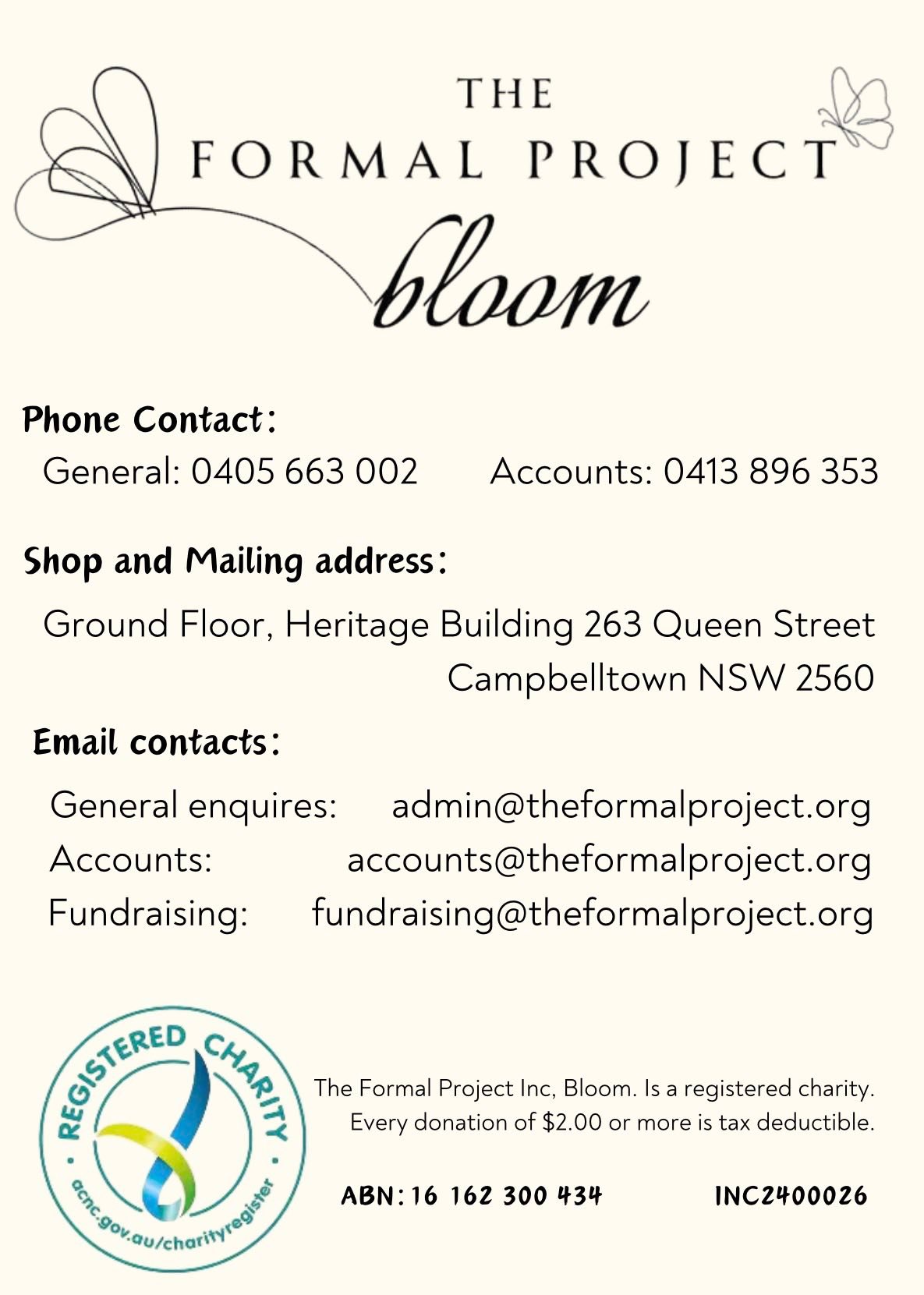 The Formal Project Inc... - The Formal Project Inc Bloom