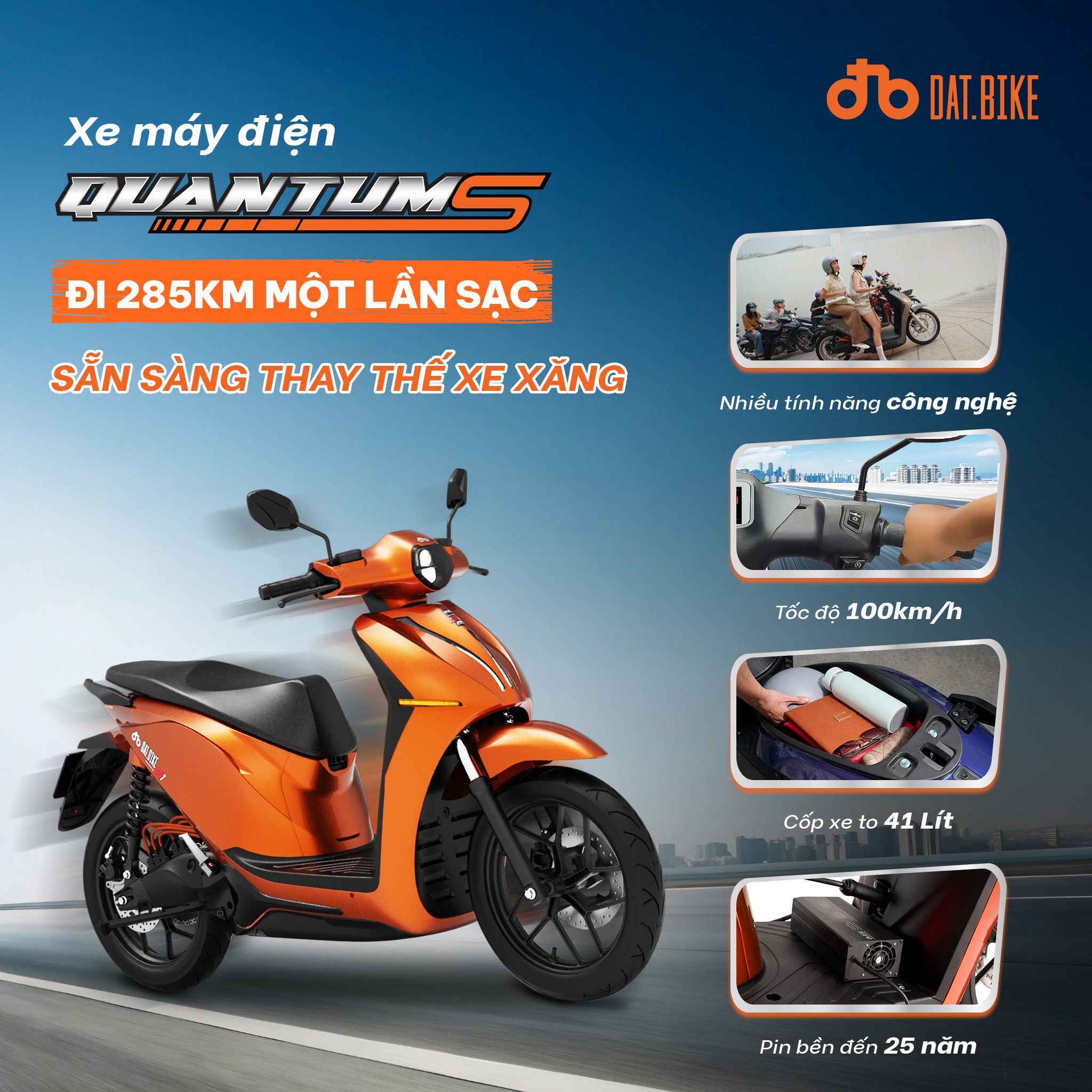 Dat - DAT BIKE QUANTUM S - SẴN SÀNG THAY THẾ XE XĂNG Kỷ nguyên mới của ...