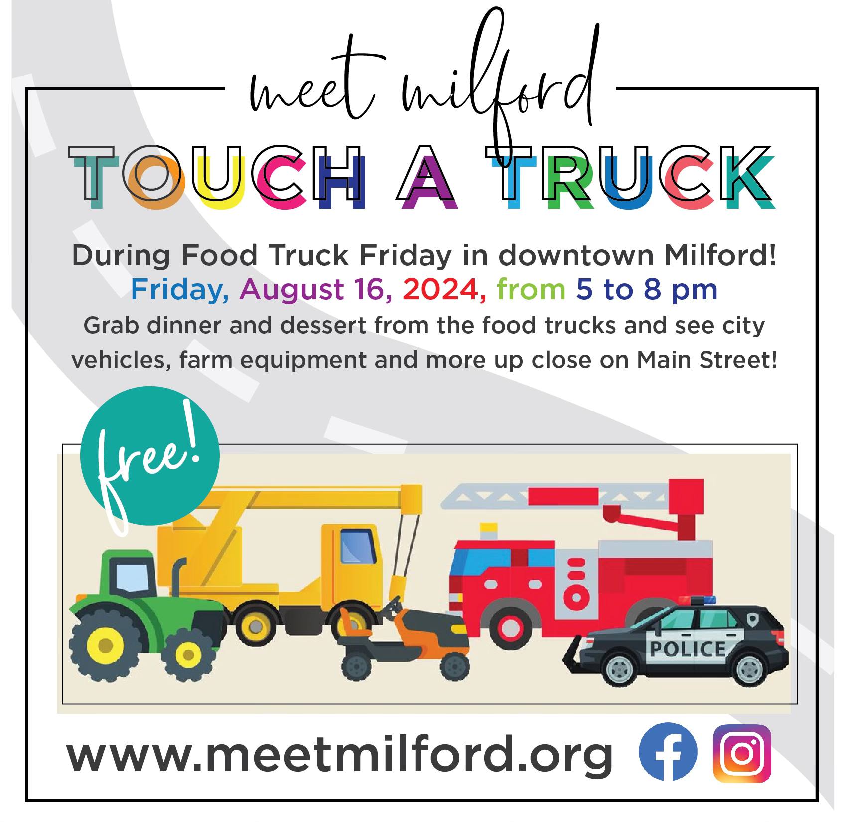 August Food Truck Friday in downtown Milford