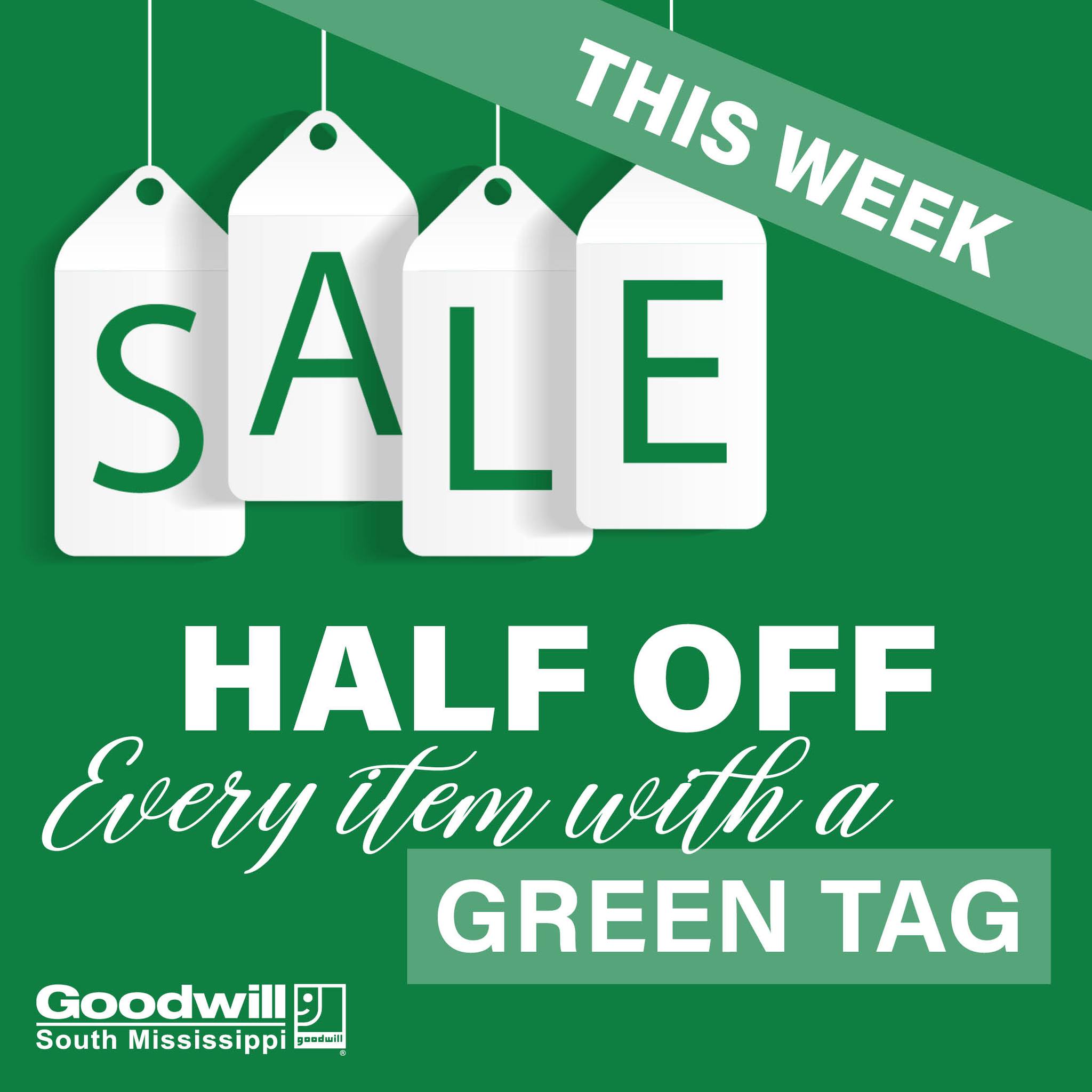 Our color tag... - Goodwill Industries Of South Mississippi | Facebook