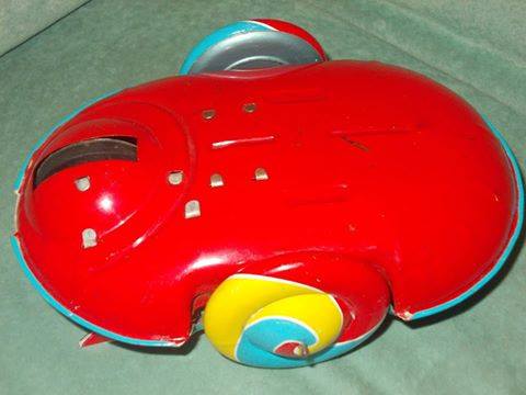Vintage Sparkling Space Ranger X-36 toy from Japan