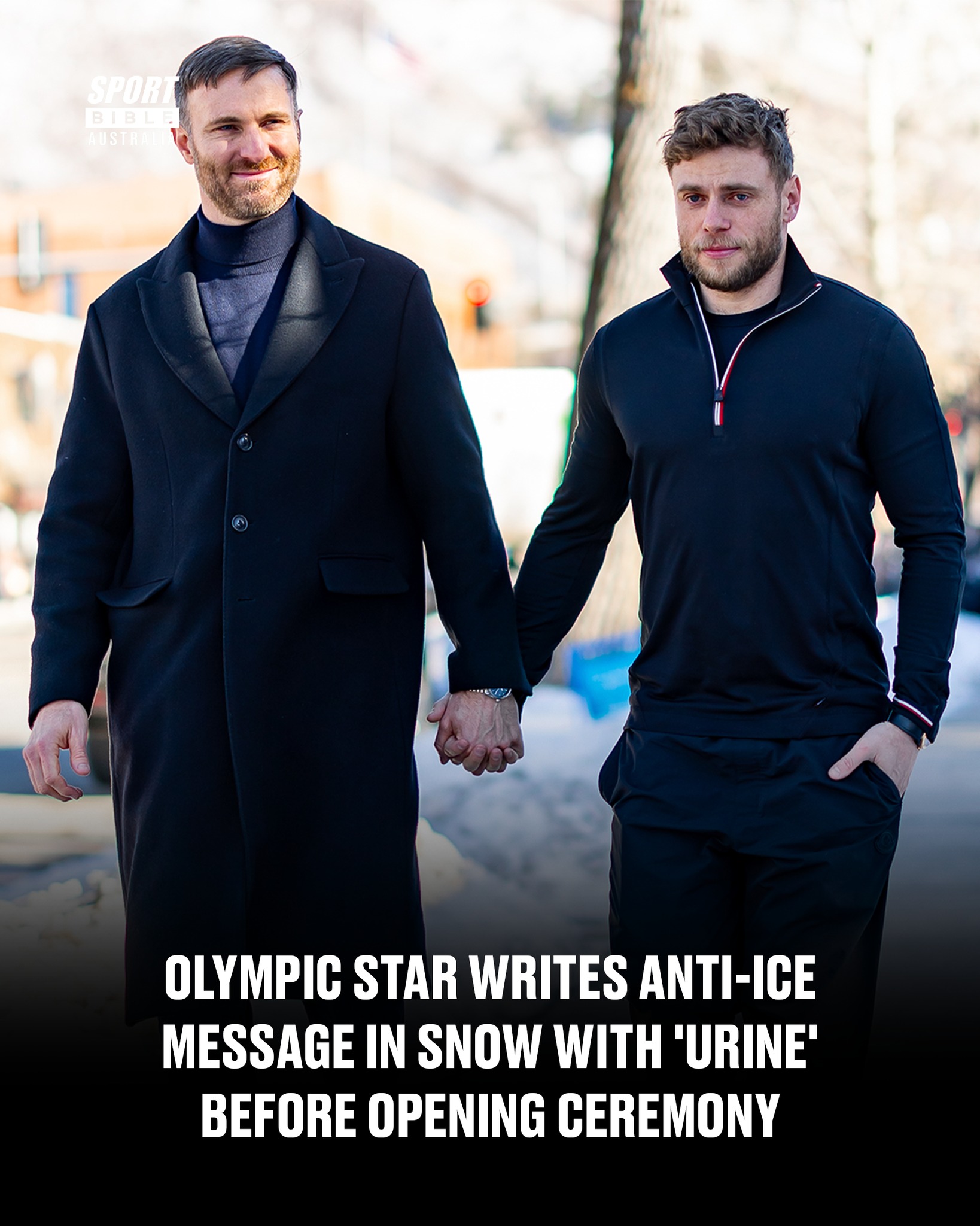 He urinated in the snow to spell... - SPORTbible Australia | Facebook