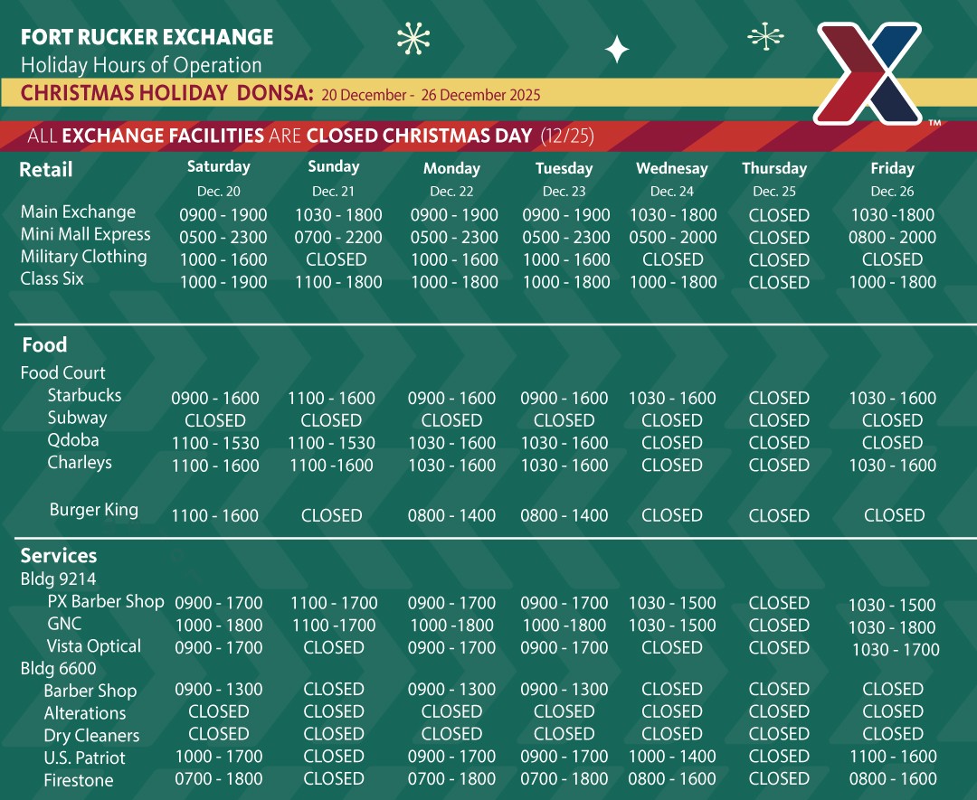Fort Rucker Exchange added a new photo. - Fort Rucker Exchange