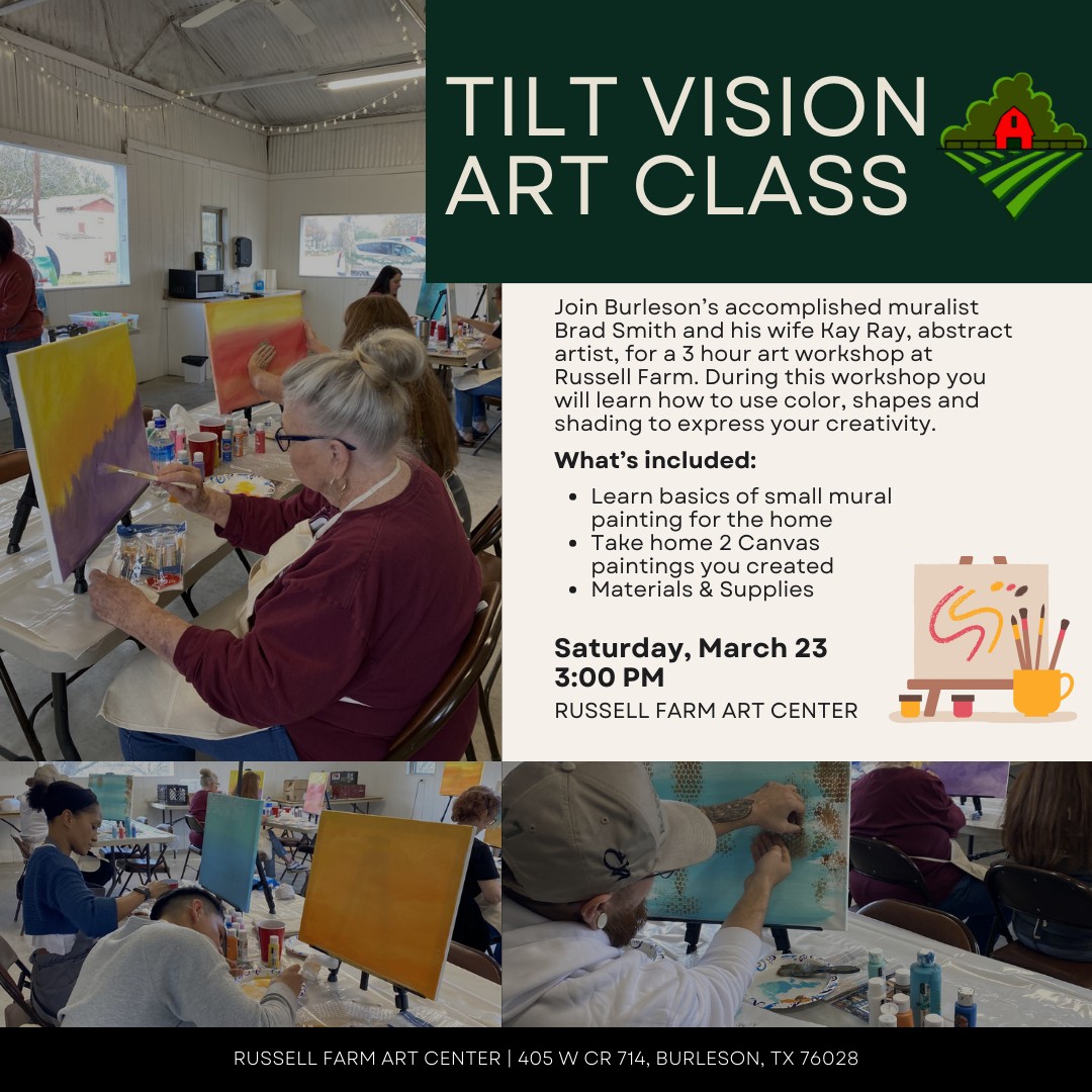 🎨 Join Burleson’s accomplished... - Russell Farm Art Center