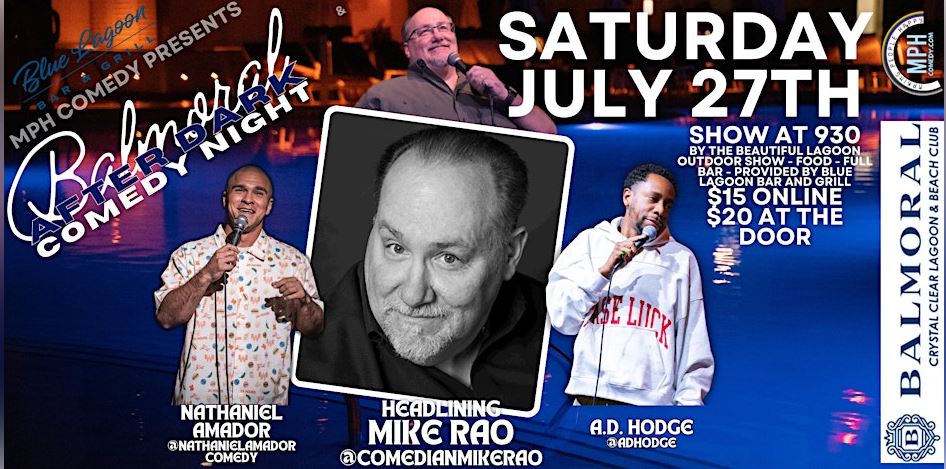 Comedian Mike Rao
