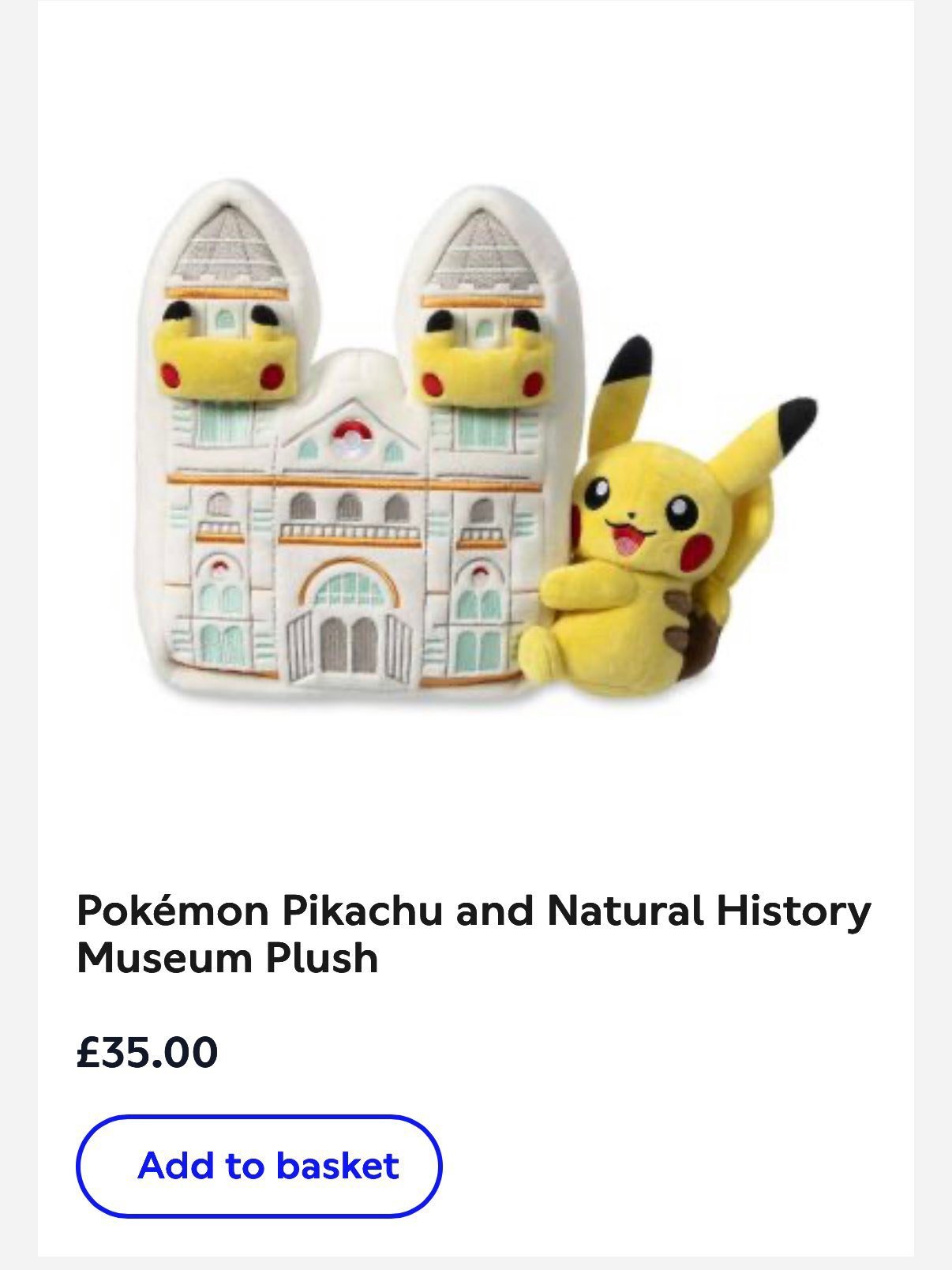 Items being sold at the Natural History Museum Pokémon Center Pop