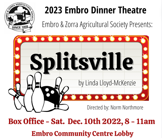 EZAS & Embro Fair - Dinner Theatre Box Office is this Saturday!!! We ...