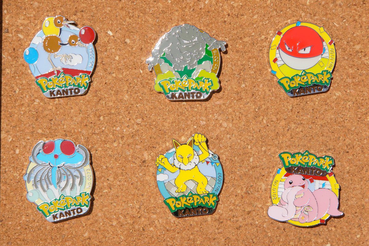 PokéPark Kanto will have 151 Pokémon (Kanto Pokémon) Pins You can