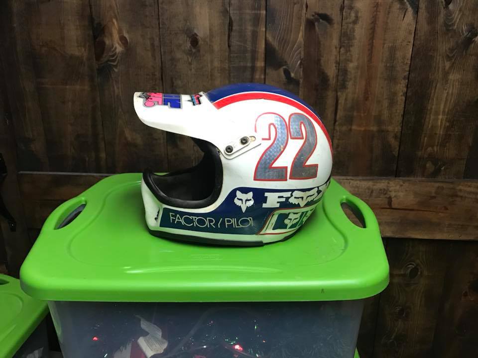 Rick Johnson's 1987 Bell Moto 4 helmet
