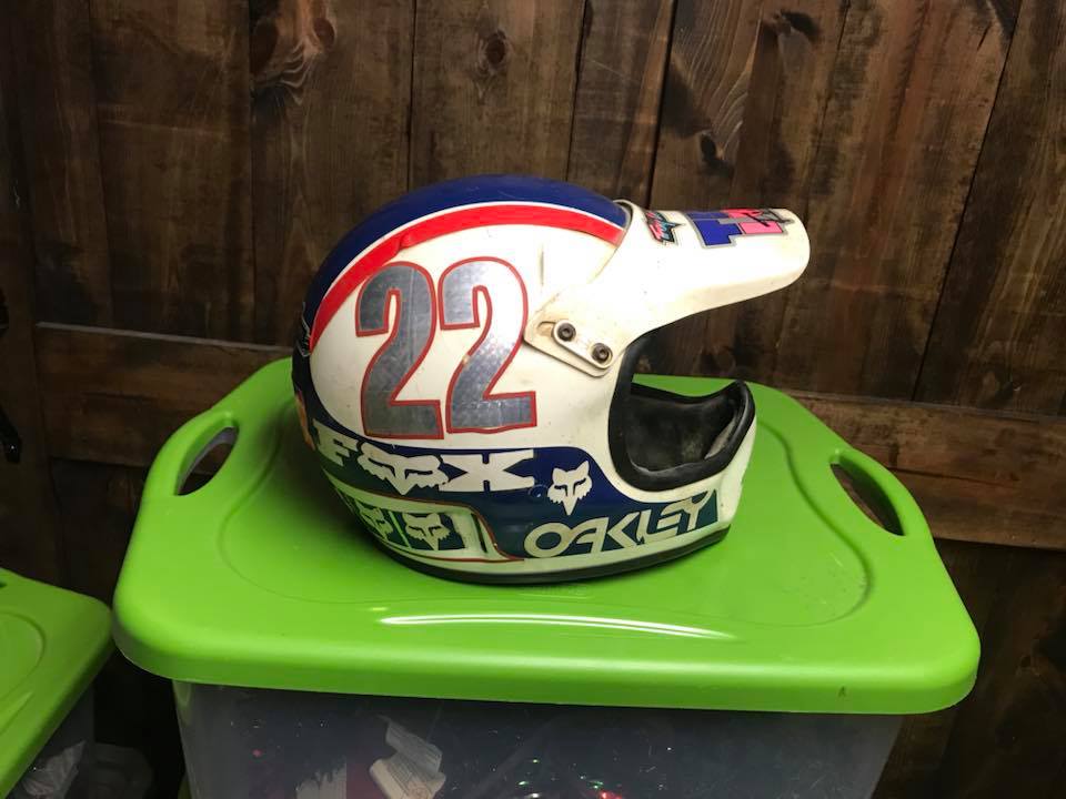 Rick Johnson's 1987 Bell Moto 4 helmet