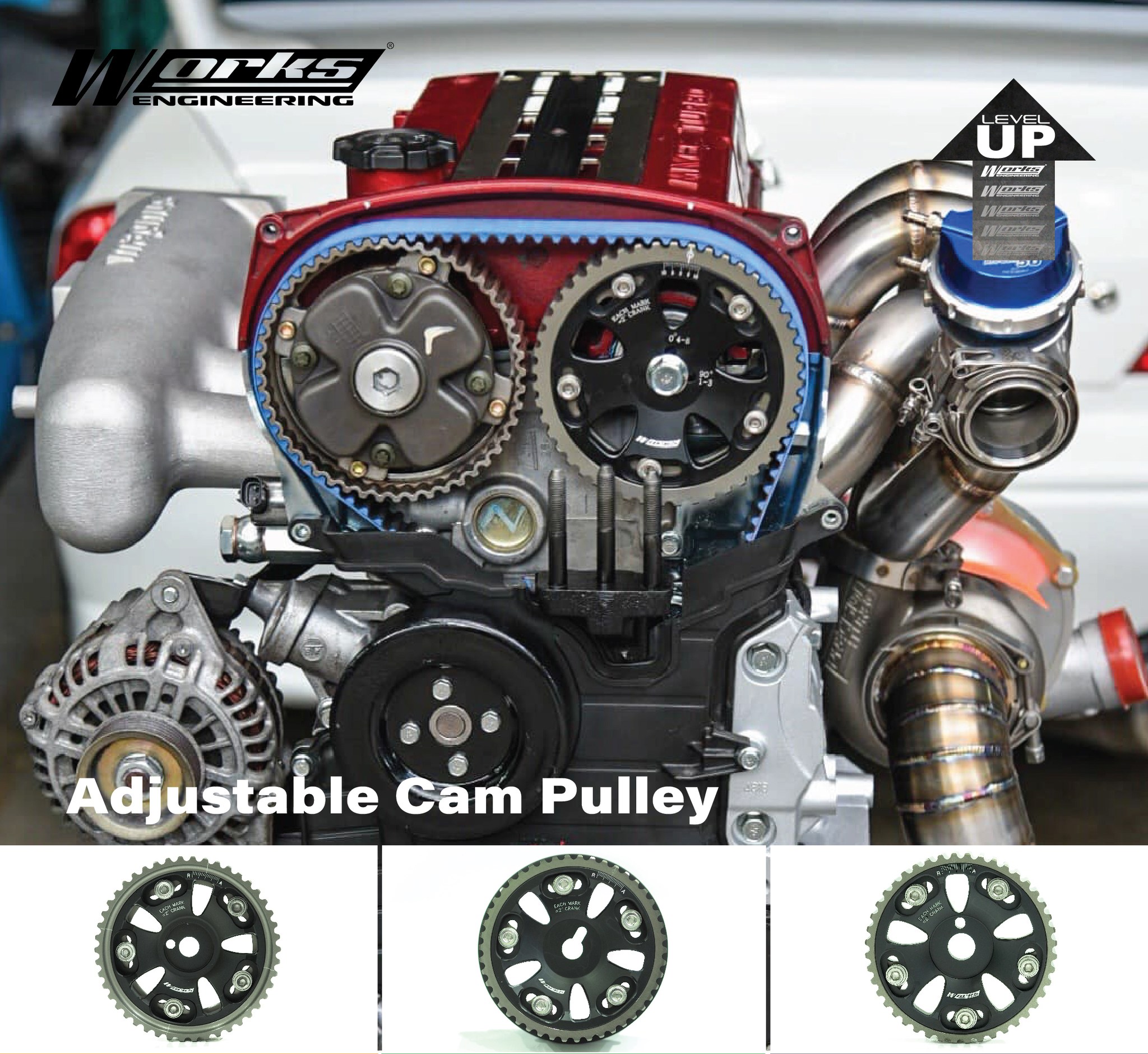 A-Premium Power Steering Pump with Pulley for Mitsubishi