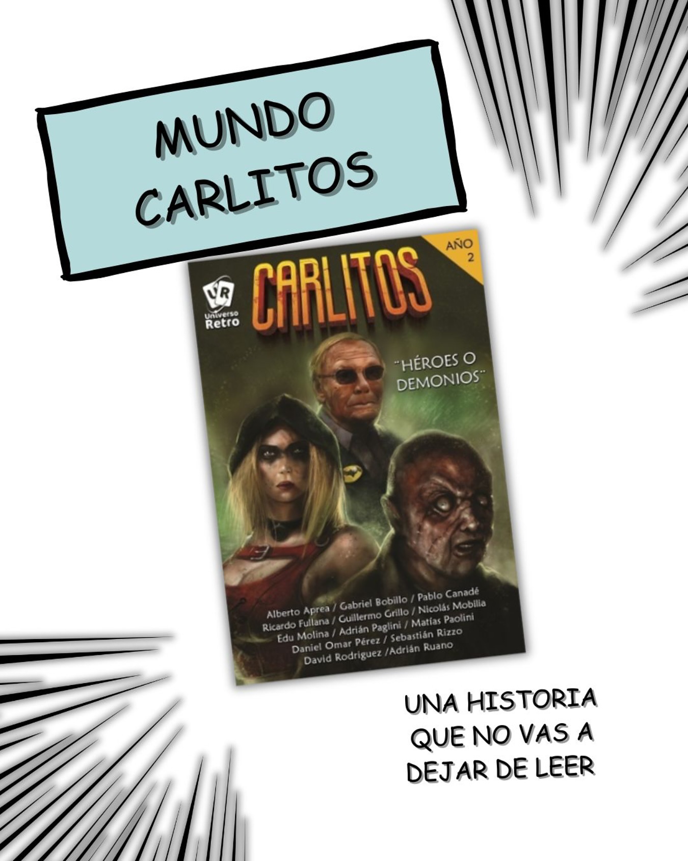 Sebastian - 📖 Carlitos Año 2: Héroes o demonios llega con siete ...