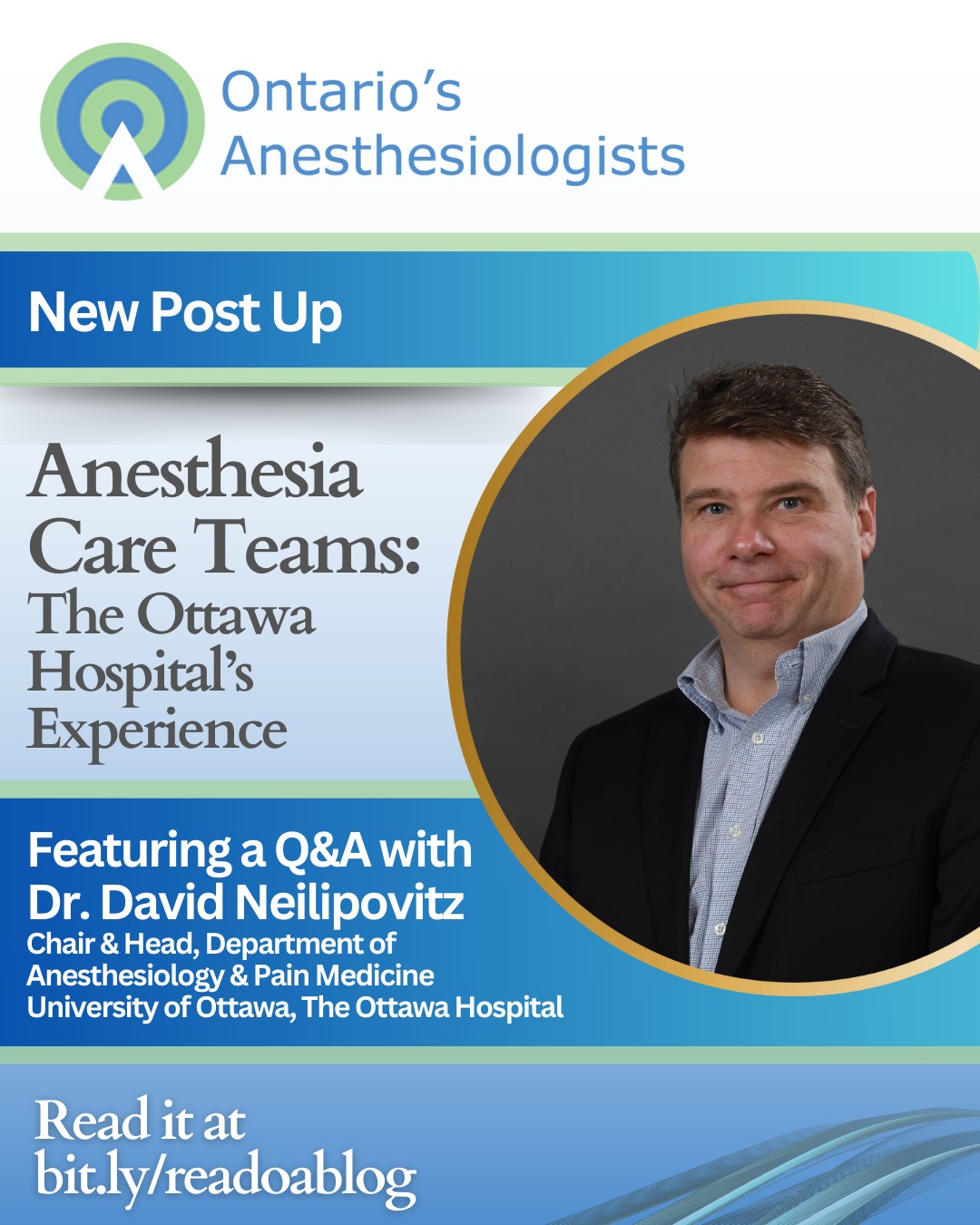 Ontario's Anesthesiologists... - Ontario's Anesthesiologists
