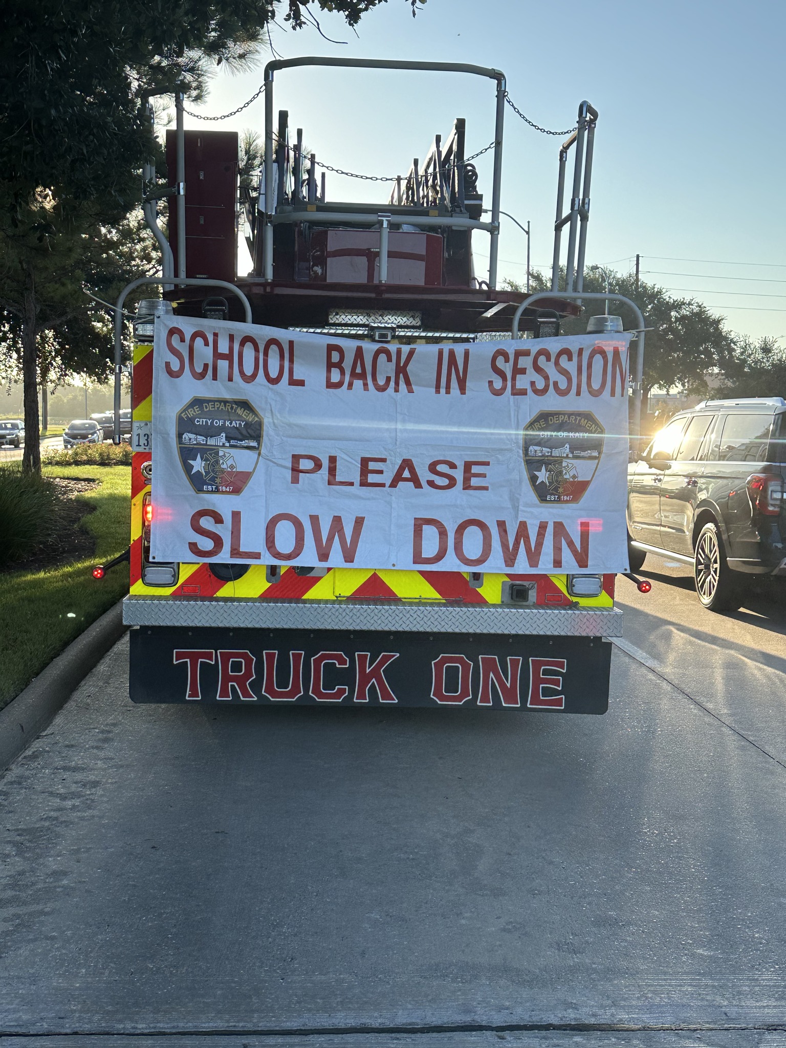 📚🚨 "Slow Down, School is Back in... - Katy Fire Department
