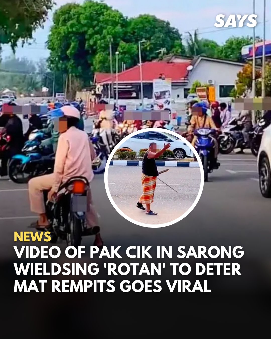 SAYS - The pak cik went viral in April 2023: READ:... | Facebook