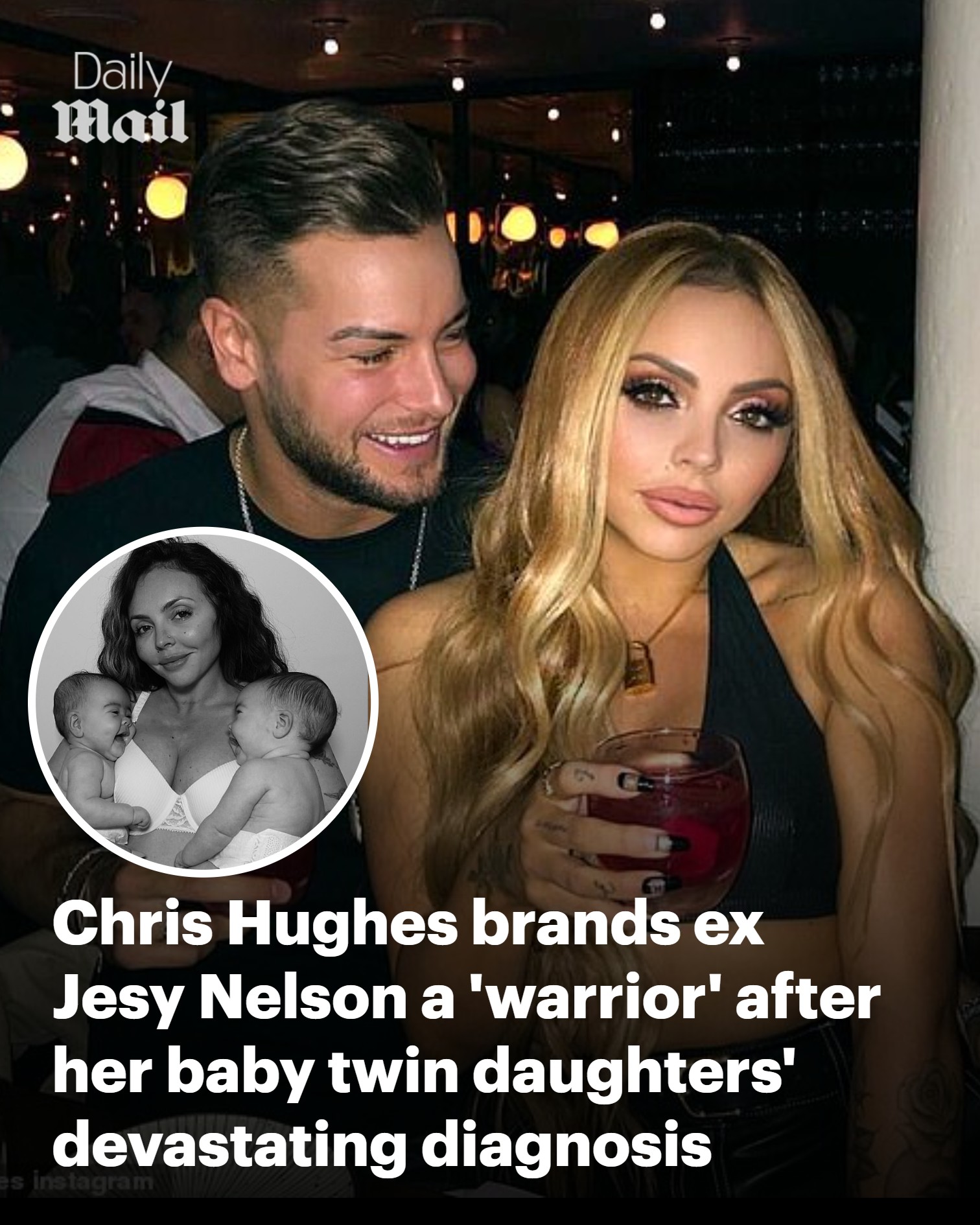 Daily - Jesy's twin daughters have been diagnosed with a genetic ...