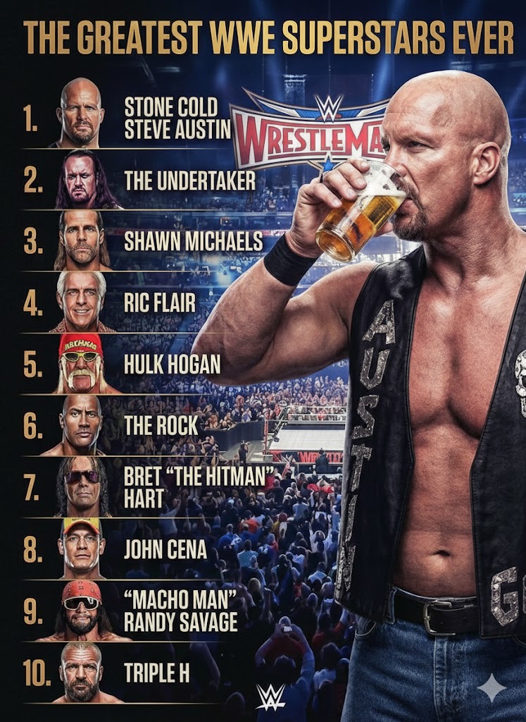 We ranked the greatest WWE wrestlers of all time 💪