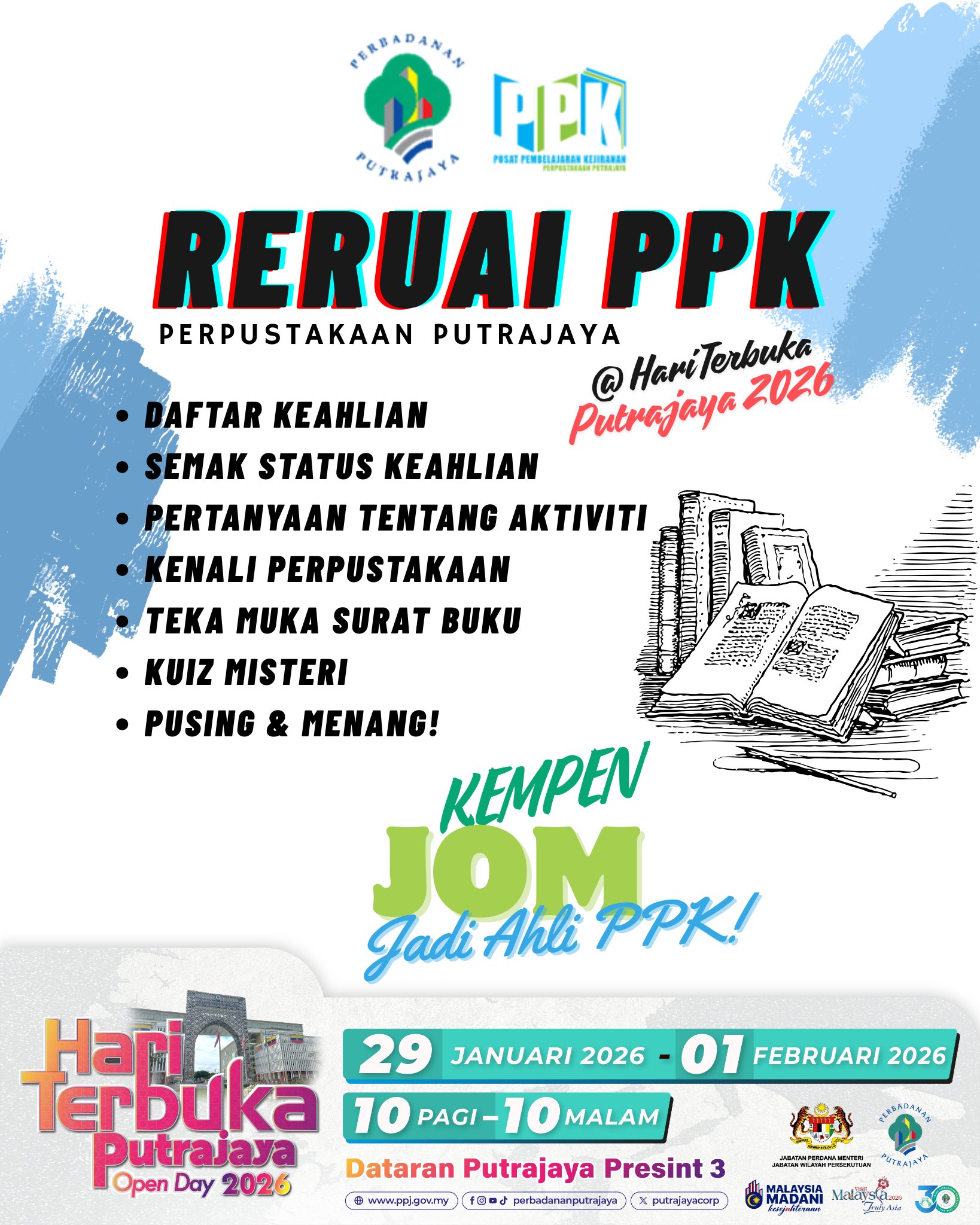 📚 Berani cabar minda? Jom singgah Booth Pusat Pembelajaran Kejiranan ...