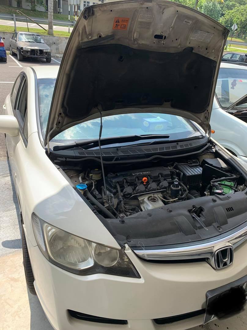 S3-garage - honda civic fd1 service engine oil done | Facebook