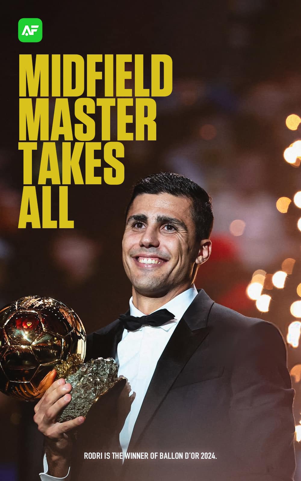 All Football - AF Poster: Rodri is the winner of the...
