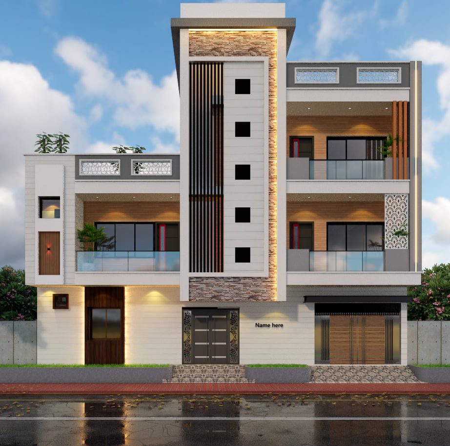 🏡 Modern House Elevation | New Design 2026 A perfect blend of modern ...
